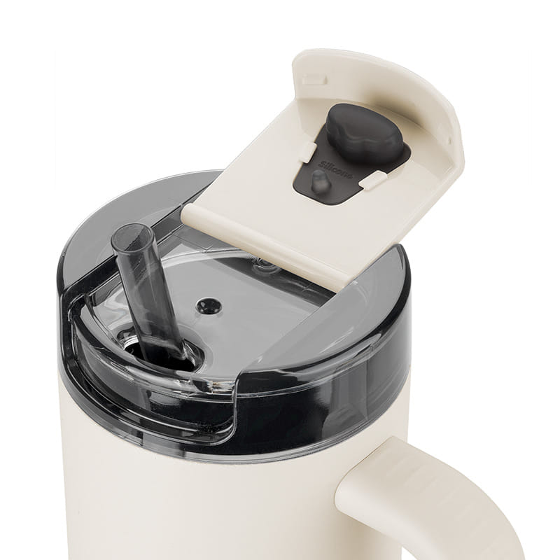 แก้วน้ำสุญญากาศ พร้อมหลอด ZWILLING THERMO PLUS 900 มล. สี CREAM N1034342N_2